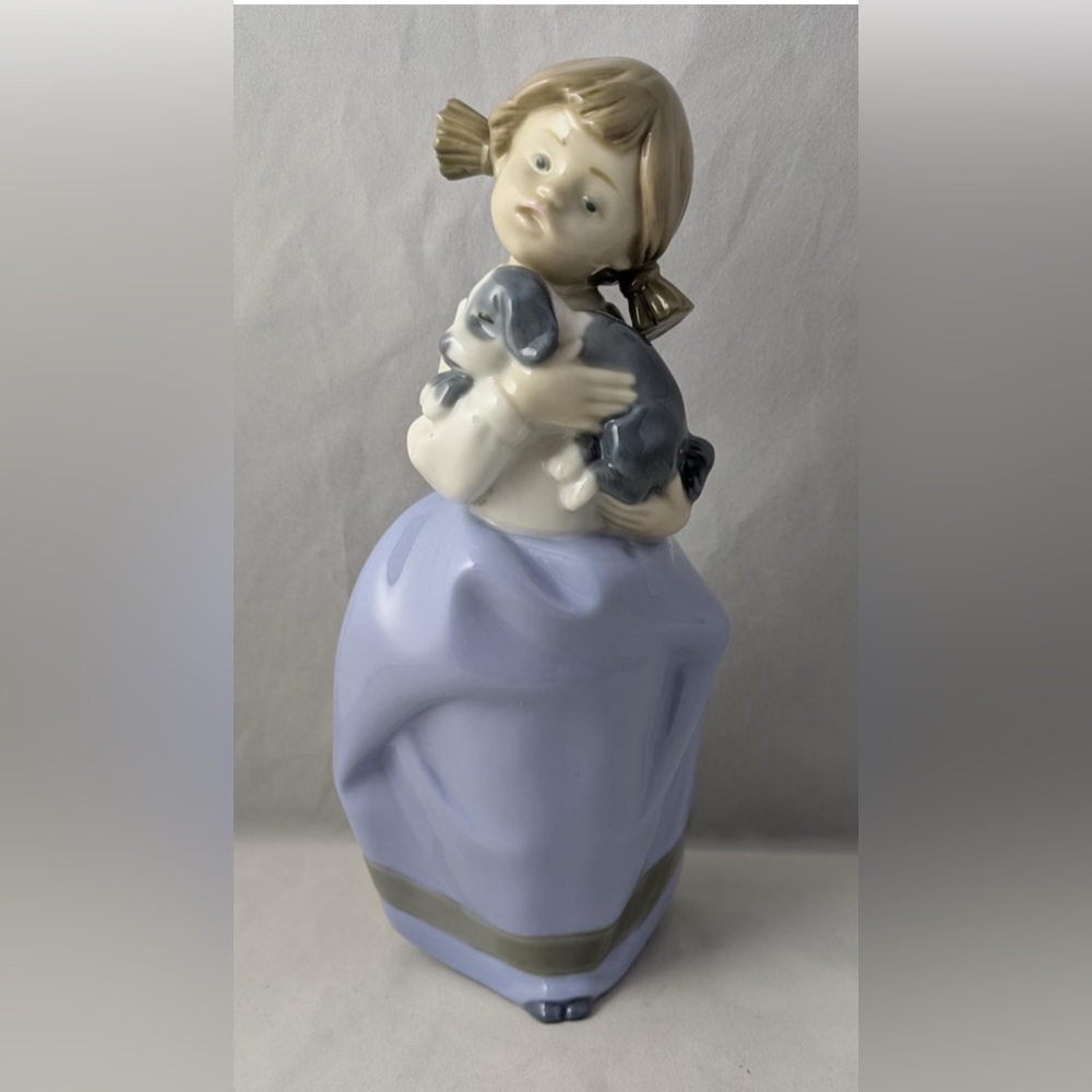 Porcelain Figurine with Puppy